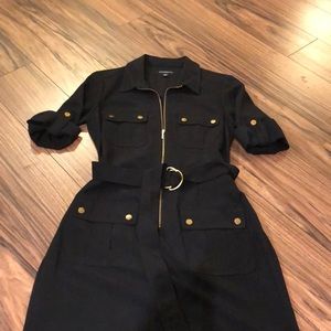Black Trench coat style dress